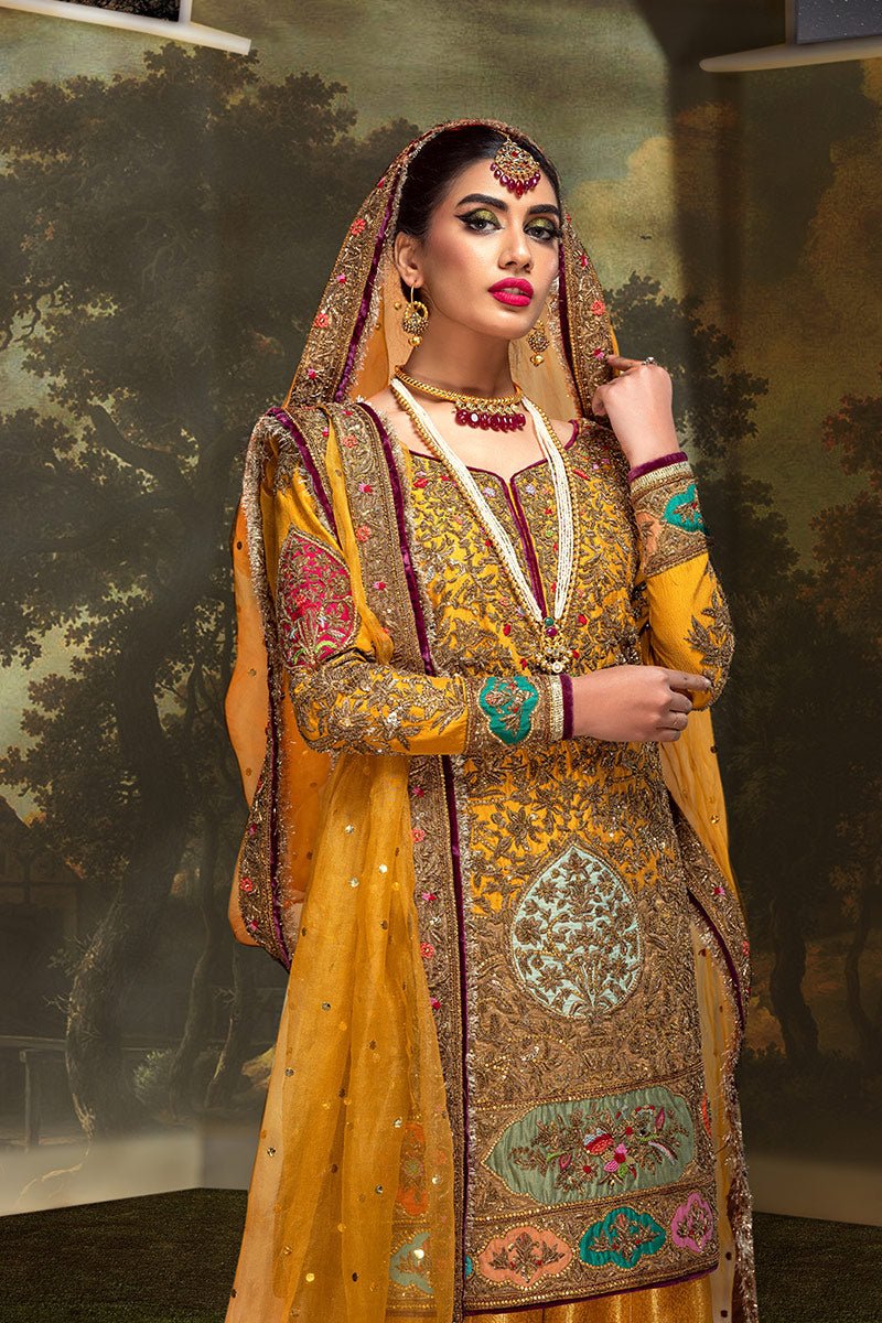 Fahad Hussayn | Formals 2024 | SARDARI by Fahad Hussayn - Designer Dress - Type: Ladies Clothes - Available at Libayah - 100% Original