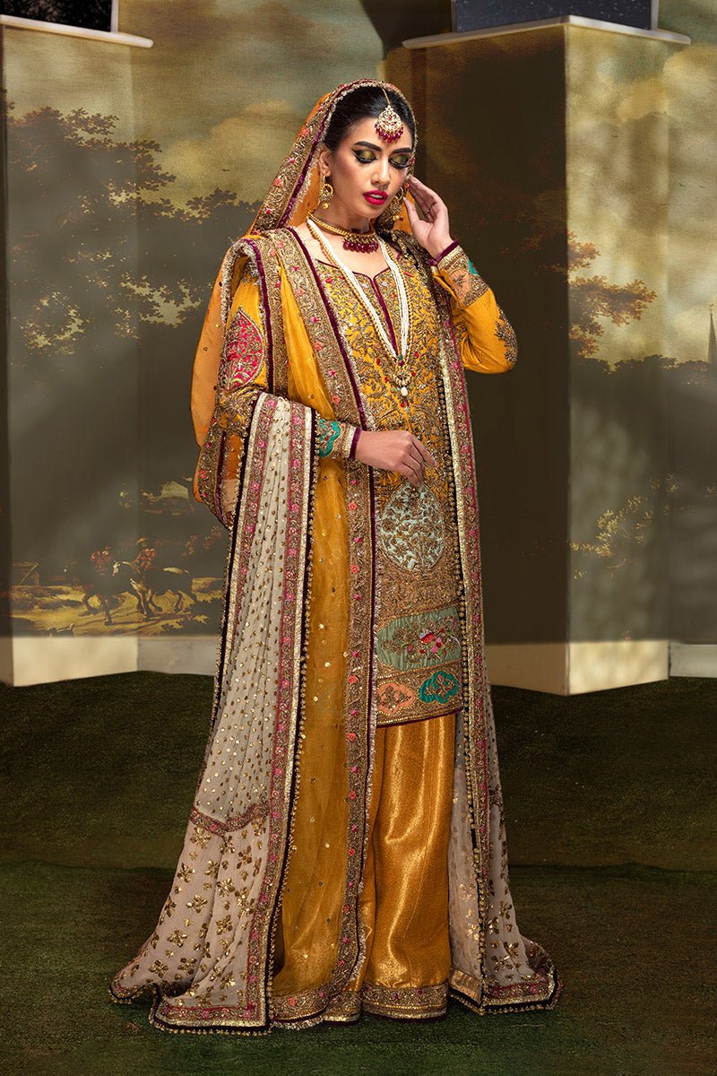 Fahad Hussayn | Formals 2024 | SARDARI by Fahad Hussayn - Designer Dress - Type: Ladies Clothes - Available at Libayah - 100% Original