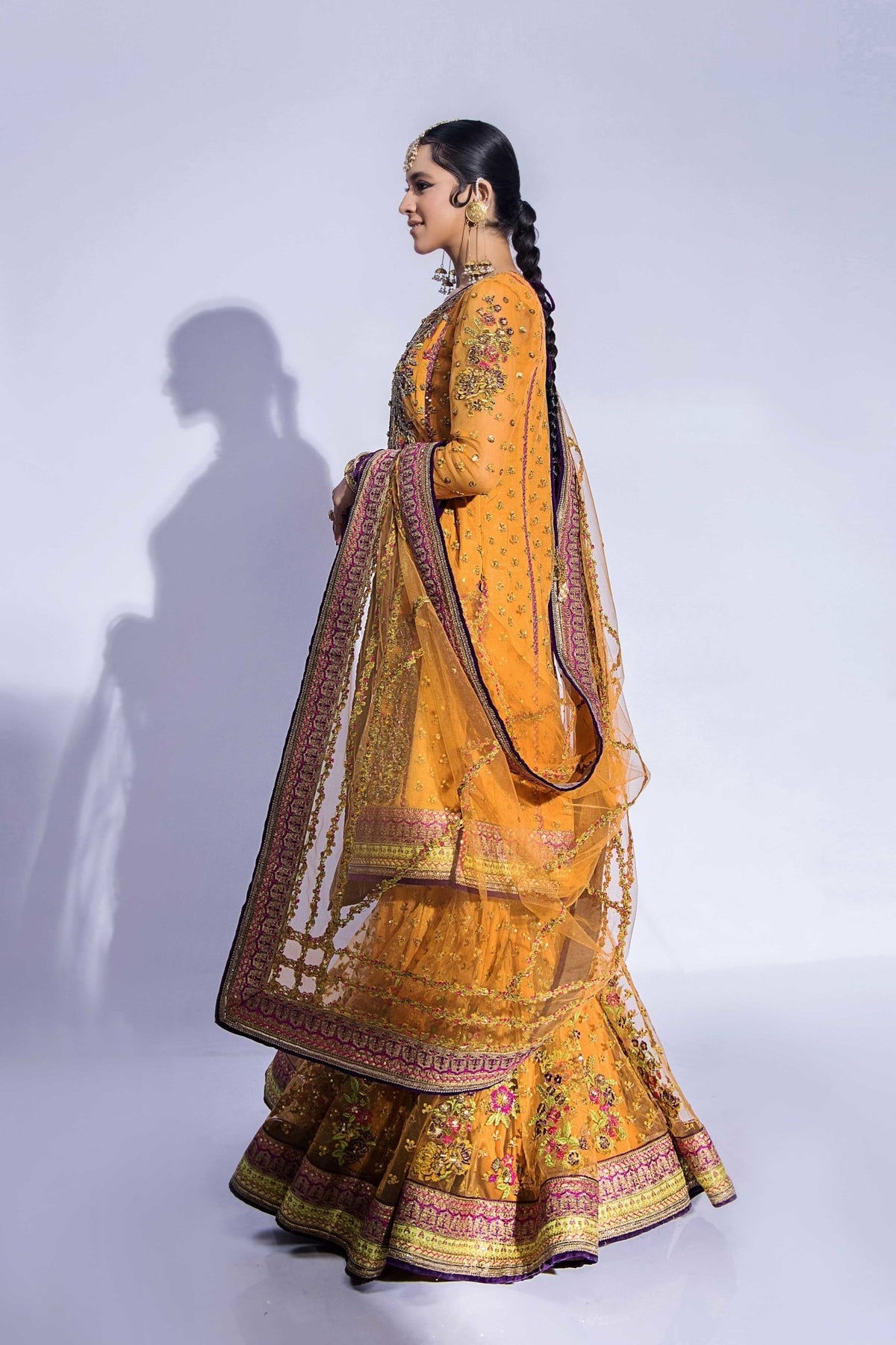 Fahad Hussayn | Formals 2024 | SINDHARI by Fahad Hussayn - Designer Dress - Type: Ladies Clothes - Available at Libayah - 100% Original