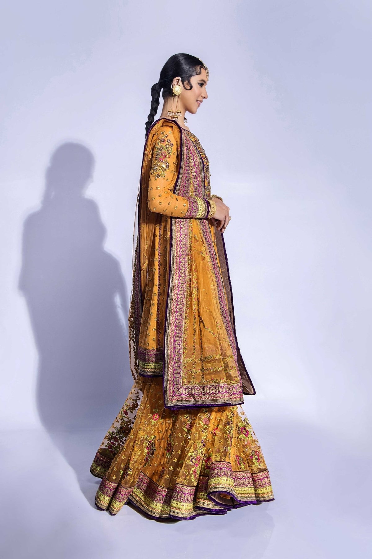 Fahad Hussayn | Formals 2024 | SINDHARI by Fahad Hussayn - Designer Dress - Type: Ladies Clothes - Available at Libayah - 100% Original