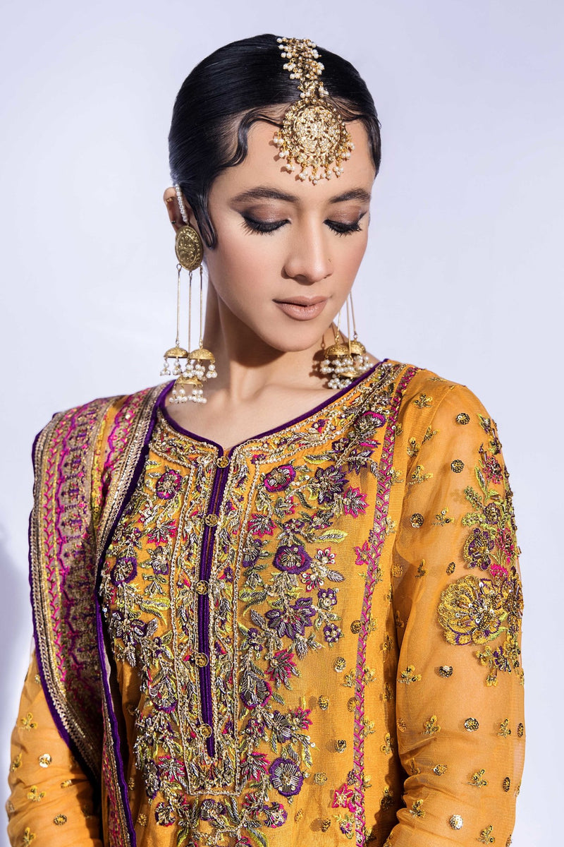 Fahad Hussayn | Formals 2024 | SINDHARI by Fahad Hussayn - Designer Dress - Type: Ladies Clothes - Available at Libayah - 100% Original