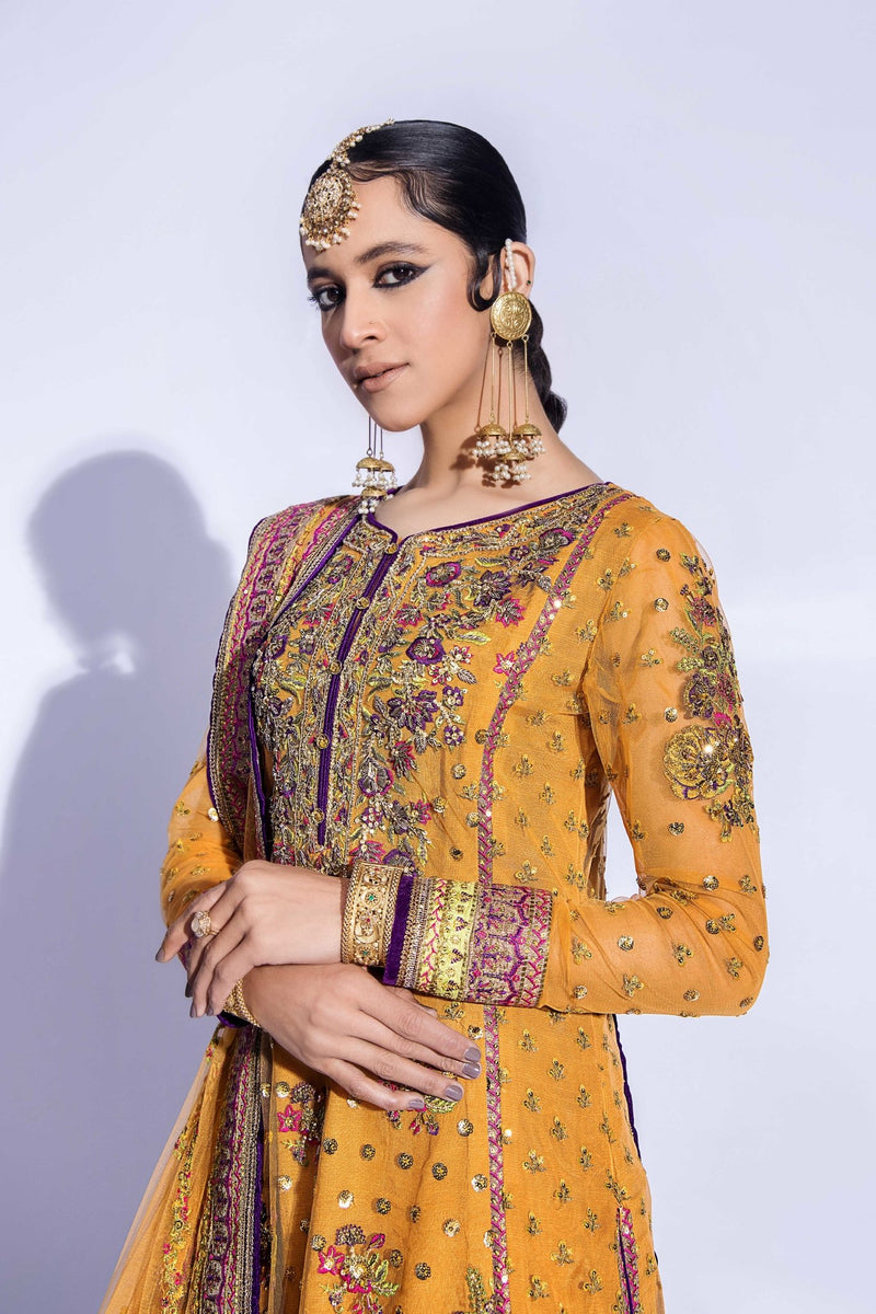 Fahad Hussayn | Formals 2024 | SINDHARI by Fahad Hussayn - Designer Dress - Type: Ladies Clothes - Available at Libayah - 100% Original