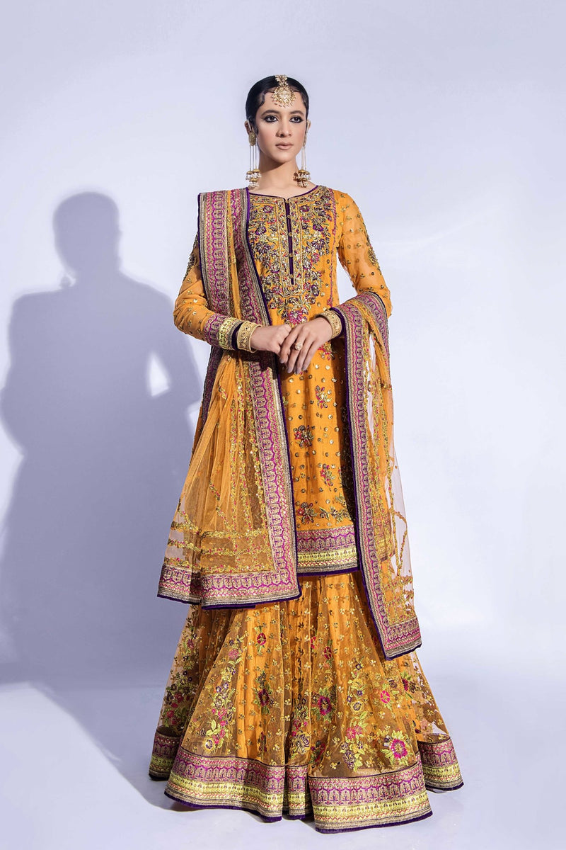 Fahad Hussayn | Formals 2024 | SINDHARI by Fahad Hussayn - Designer Dress - Type: Ladies Clothes - Available at Libayah - 100% Original