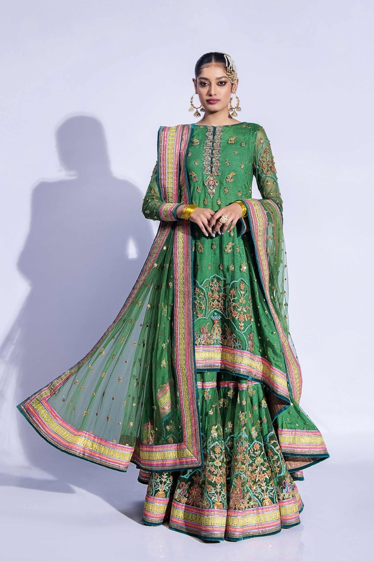 Fahad Hussayn | Formals 2024 | ZAICHA by Fahad Hussayn - Designer Dress - Type: Ladies Clothes - Available at Libayah - 100% Original