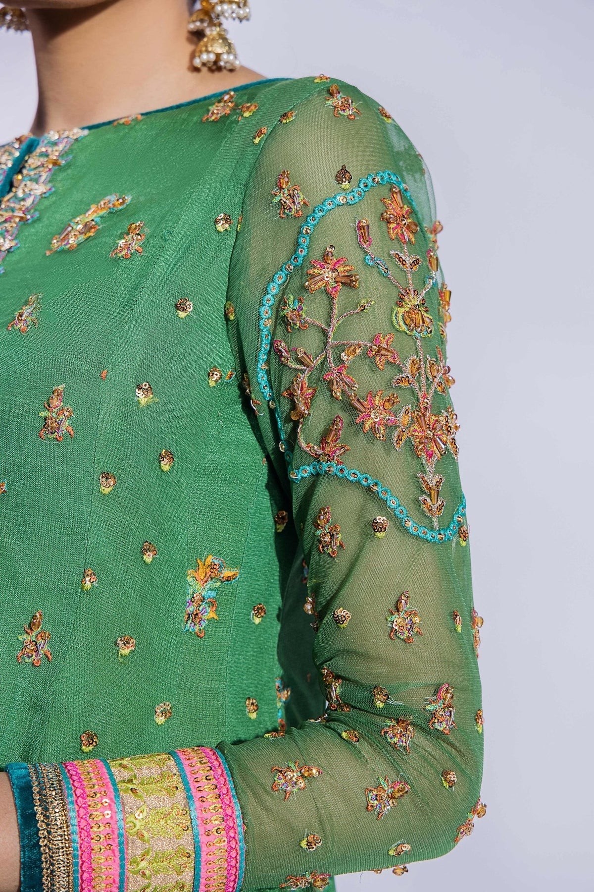 Fahad Hussayn | Formals 2024 | ZAICHA by Fahad Hussayn - Designer Dress - Type: Ladies Clothes - Available at Libayah - 100% Original