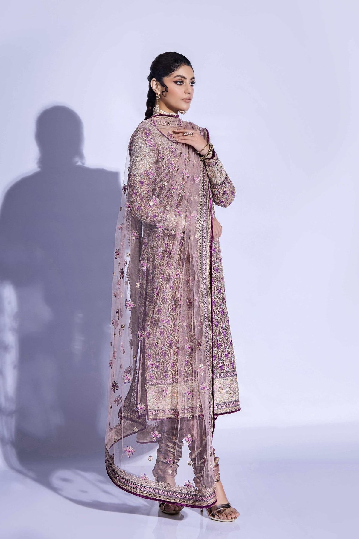 Fahad Hussayn | Formals 2024 | BARAMDA by Fahad Hussayn - Designer Dress - Type: Ladies Clothes - Available at Libayah - 100% Original