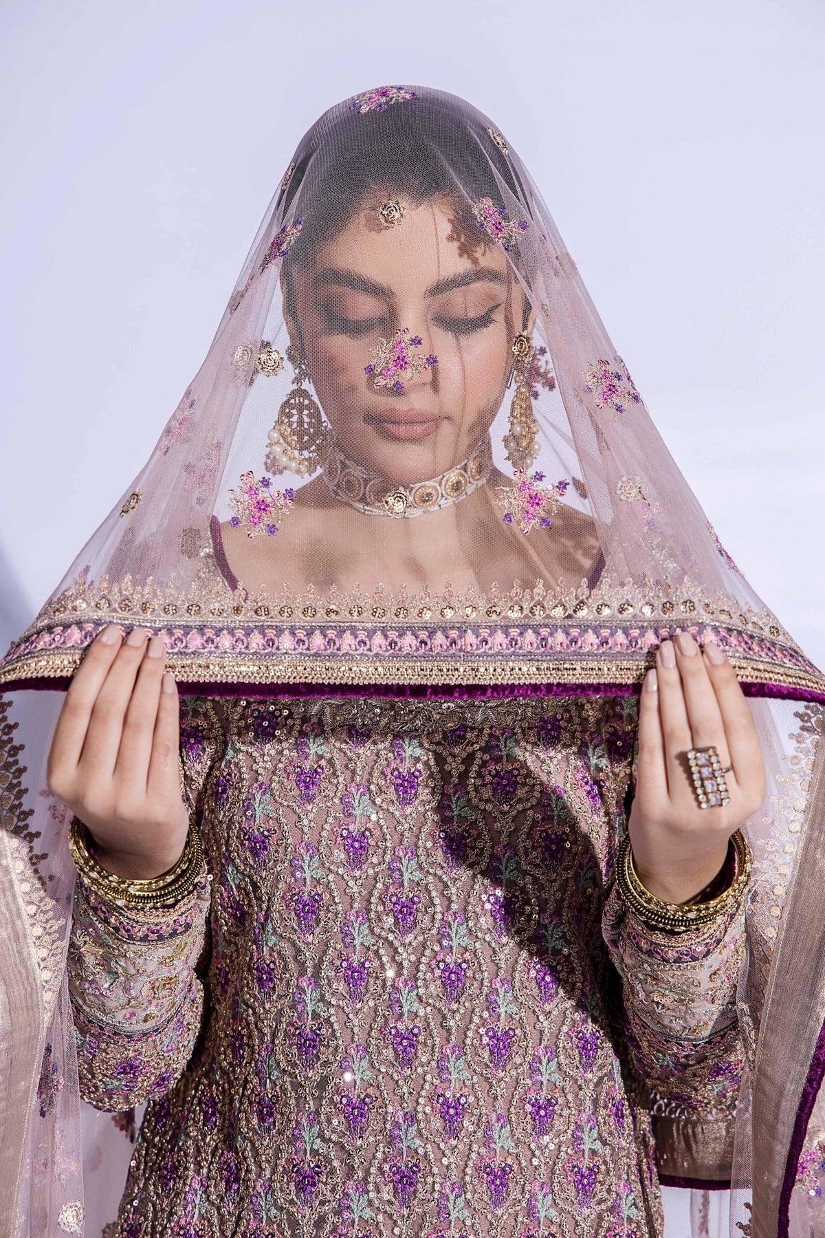 Fahad Hussayn | Formals 2024 | BARAMDA by Fahad Hussayn - Designer Dress - Type: Ladies Clothes - Available at Libayah - 100% Original