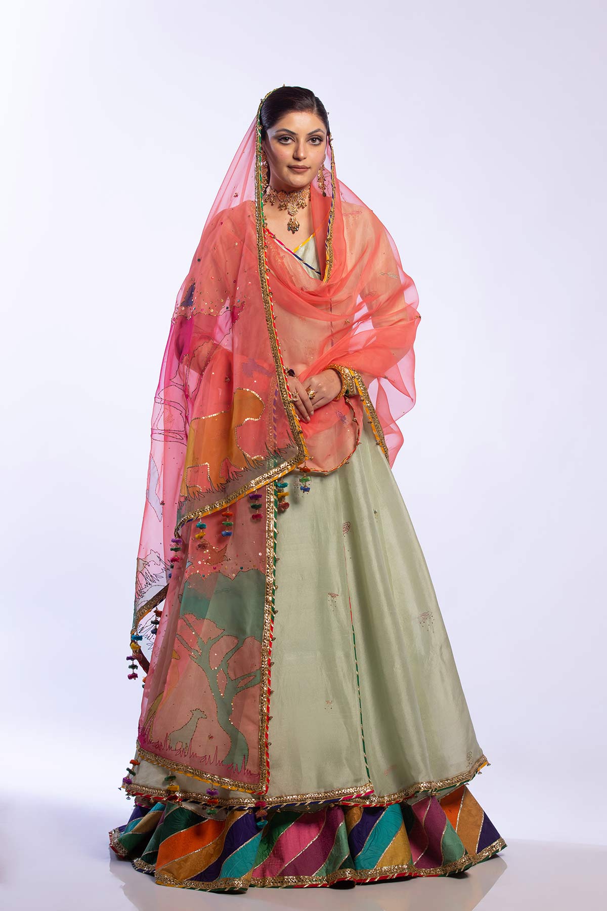 Fahad Hussayn | Formals 2024 | Ghansh by Fahad Hussayn - Designer Dress - Type: Ladies Clothes - Available at Libayah - 100% Original