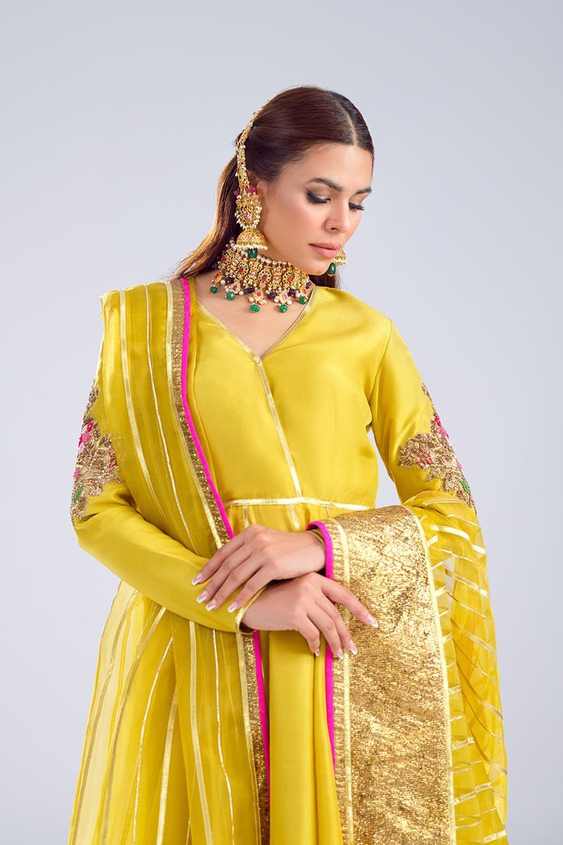 Fahad Hussayn | Formals 2024 | Amaltas by Fahad Hussayn - Designer Dress - Type: Ladies Clothes - Available at Libayah - 100% Original