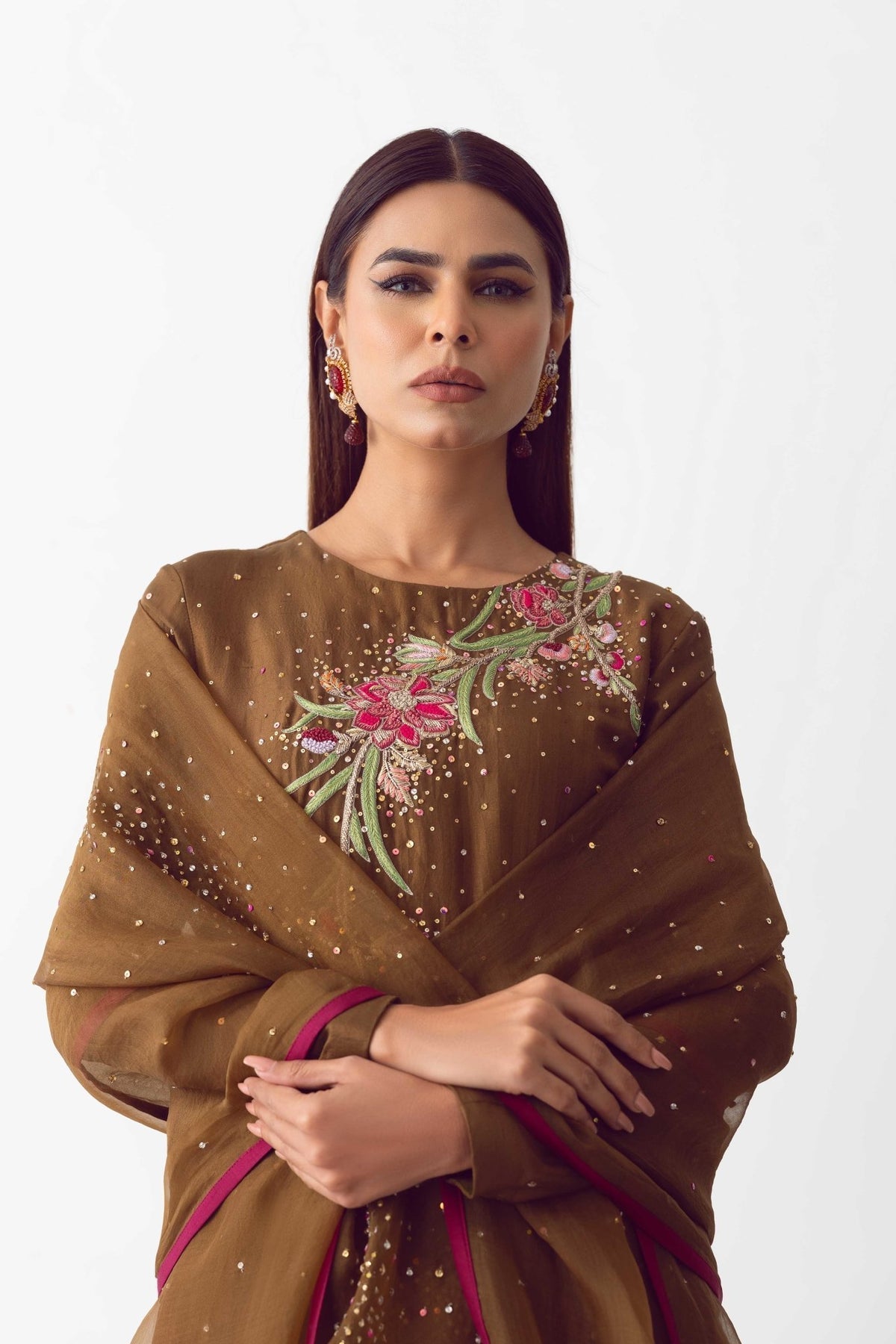 Fahad Hussayn | Formals 2024 | GULEYAARDI by Fahad Hussayn - Designer Dress - Type: Ladies Clothes - Available at Libayah - 100% Original