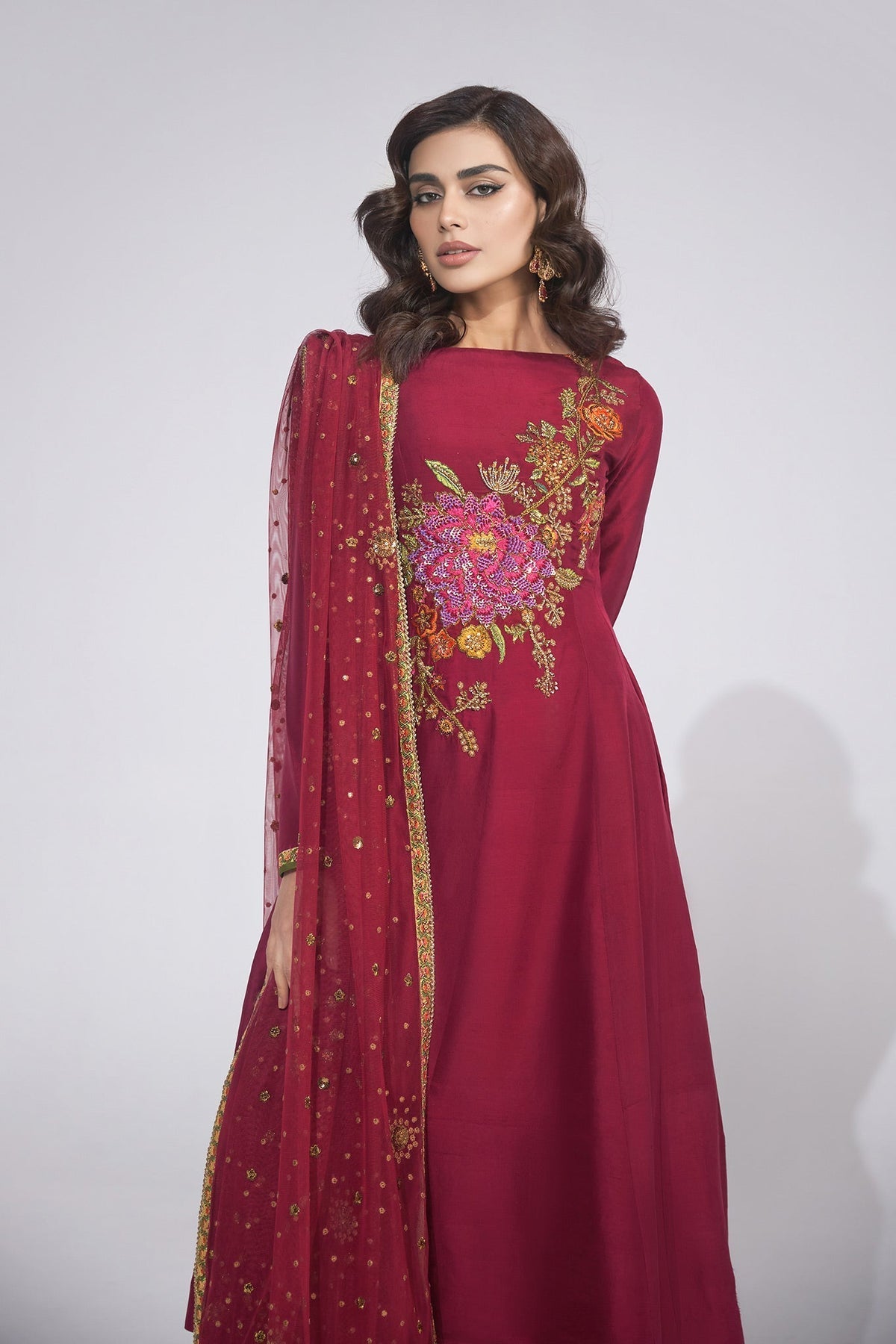 Fahad Hussayn | Luxury Pret | Maier by Fahad Hussayn - Designer Dress - Type: Ladies Clothes - Available at Libayah - 100% Original