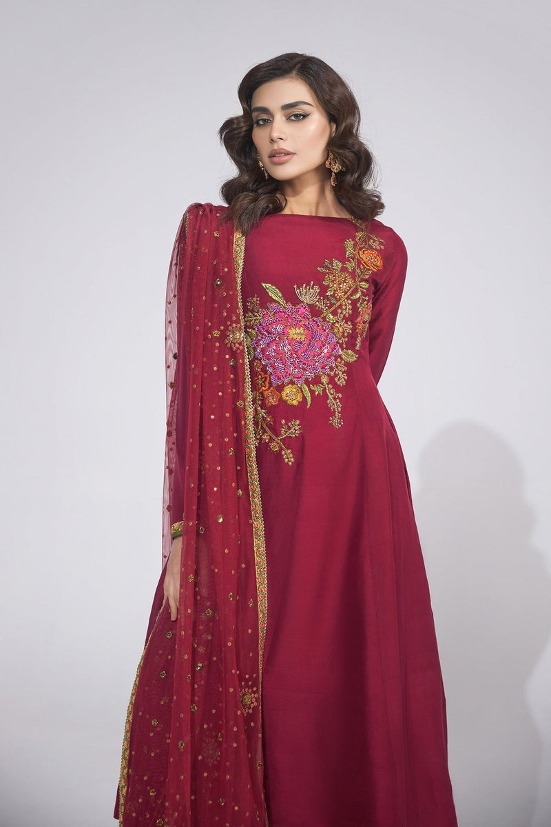 Fahad Hussayn | Luxury Pret | Maier by Fahad Hussayn - Designer Dress - Type: Ladies Clothes - Available at Libayah - 100% Original