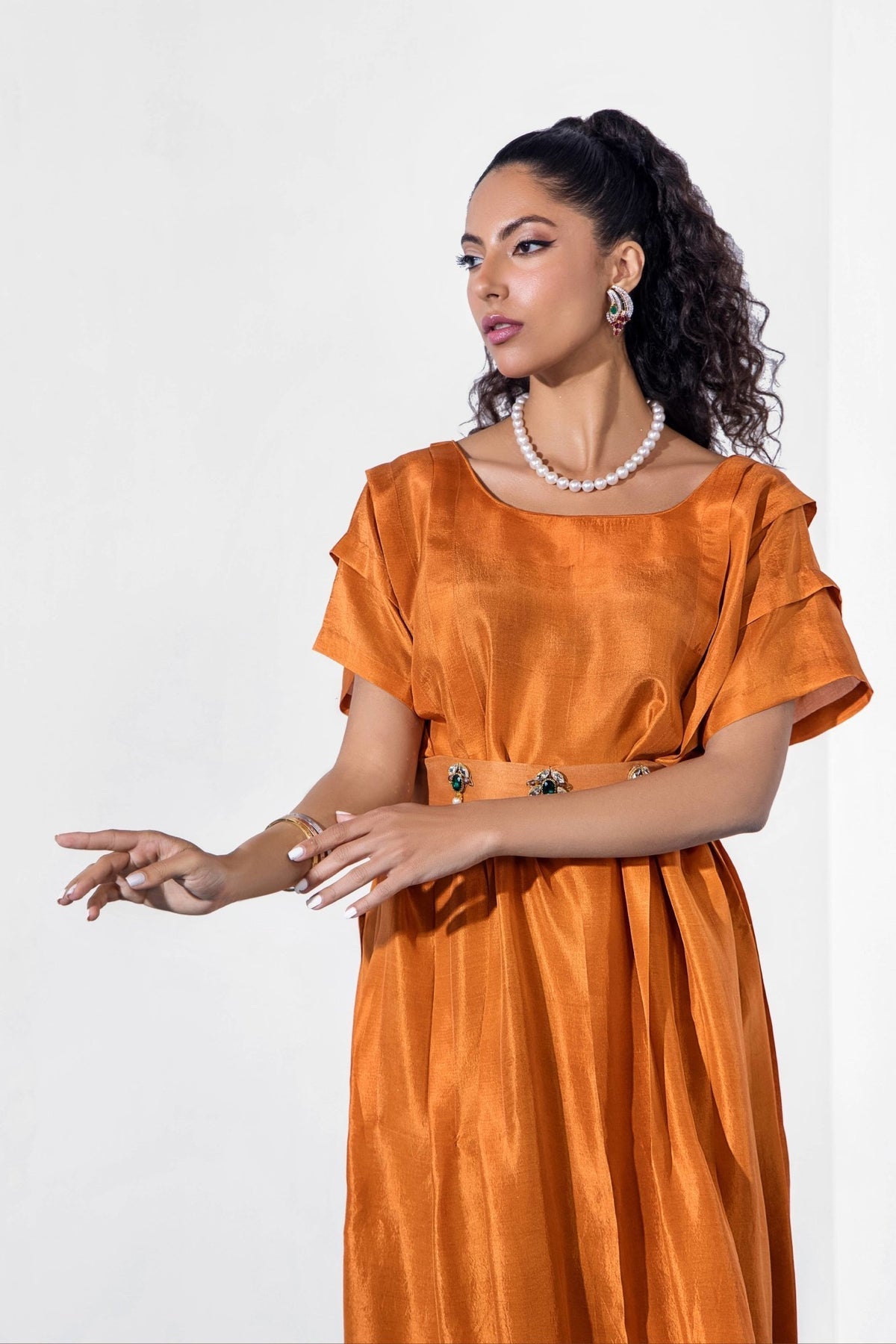 Fahad Hussayn | Luxury Pret | MANDRAIN by Fahad Hussayn - Designer Dress - Type: Ladies Clothes - Available at Libayah - 100% Original