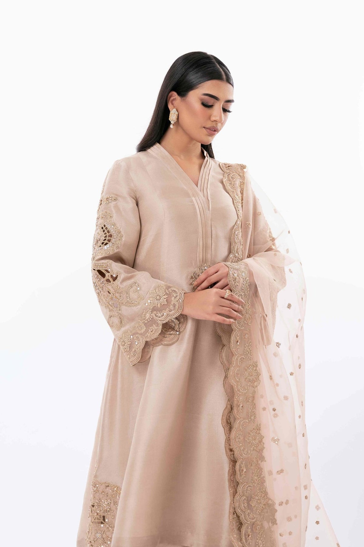 Fahad Hussayn | Luxury Pret | Mayeka by Fahad Hussayn - Designer Dress - Type: Ladies Clothes - Available at Libayah - 100% Original