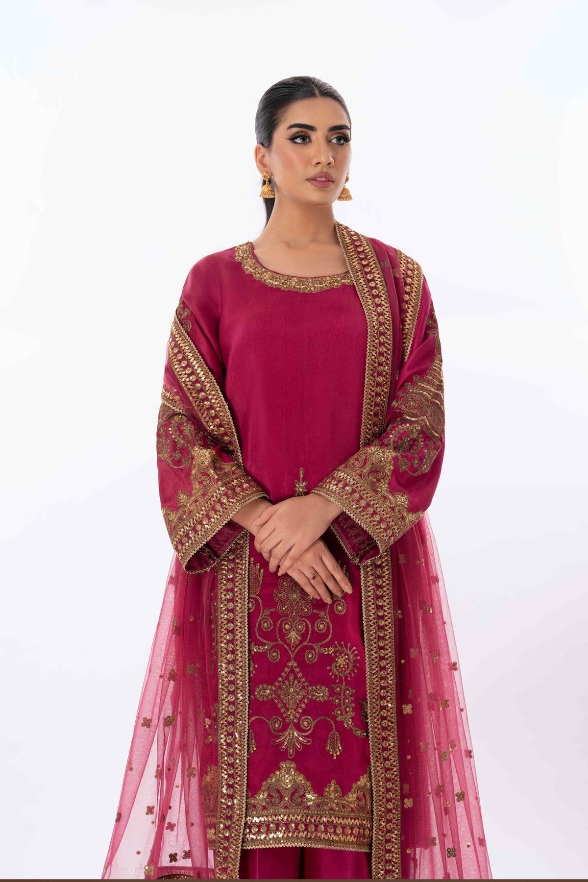 Fahad Hussayn | Luxury Pret | Zulfeen by Fahad Hussayn - Designer Dress - Type: Ladies Clothes - Available at Libayah - 100% Original