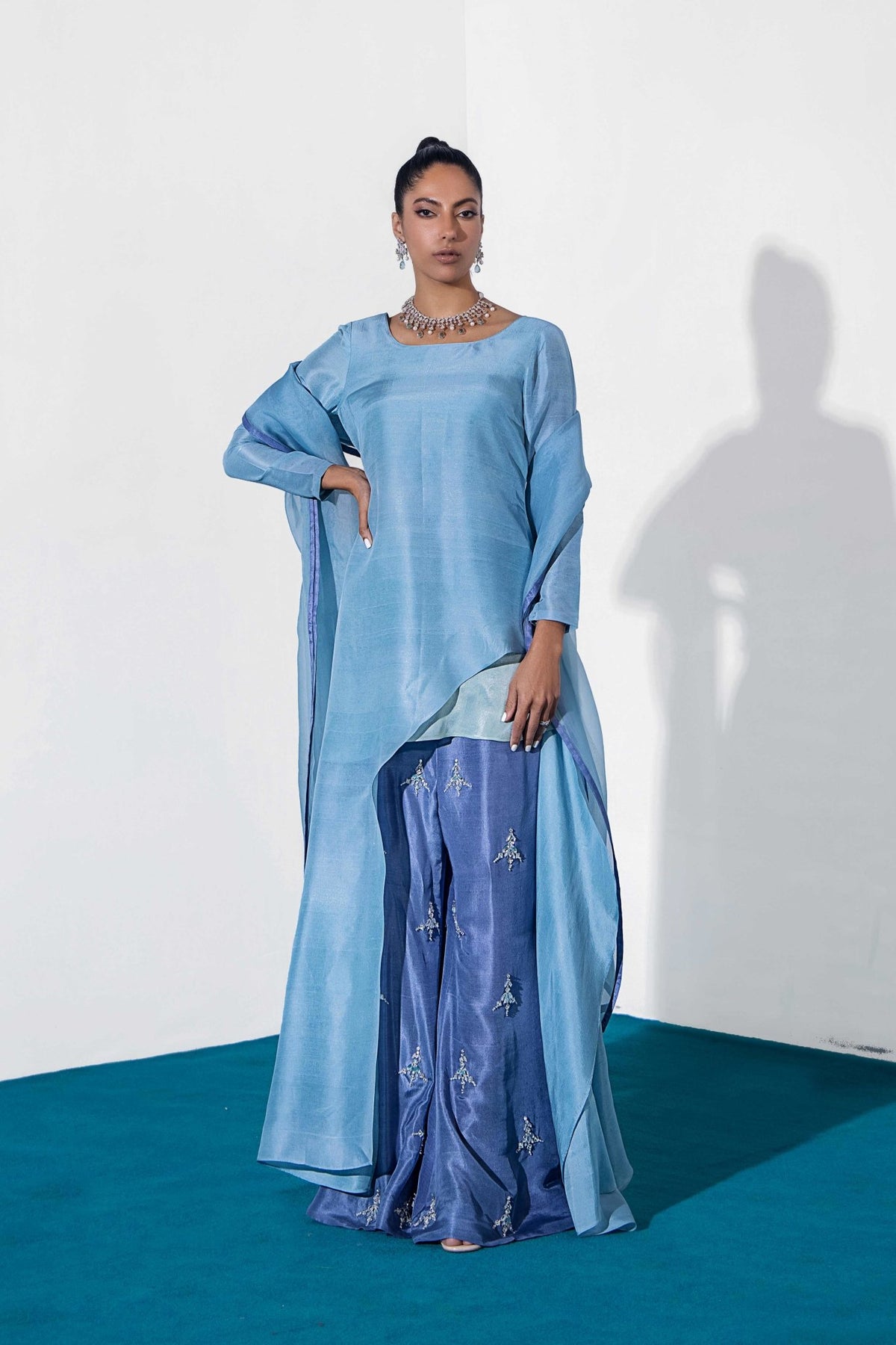 Fahad Hussayn | Luxury Pret | CROWN by Fahad Hussayn - Designer Dress - Type: Ladies Clothes - Available at Libayah - 100% Original