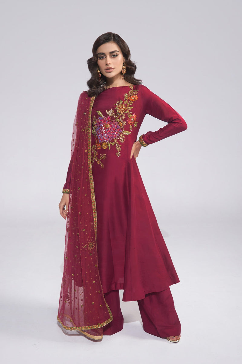 Fahad Hussayn | Luxury Pret | Maier by Fahad Hussayn - Designer Dress - Type: Ladies Clothes - Available at Libayah - 100% Original