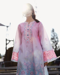 Mushq | Solace Ombre Chikankari | Faint Blossom - by Libayah - Registered Vendor of : Mushq - 100% Original Designer Dress