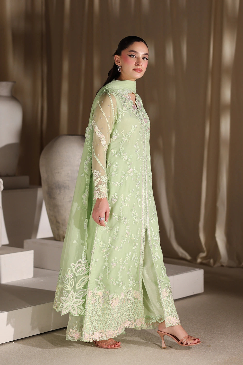 Afrozeh | Basic Pret 26 RTW | NACRE by Afrozeh - Designer Dress  - Type : Ladies Clothes - Available at Libayah - 100% Original 