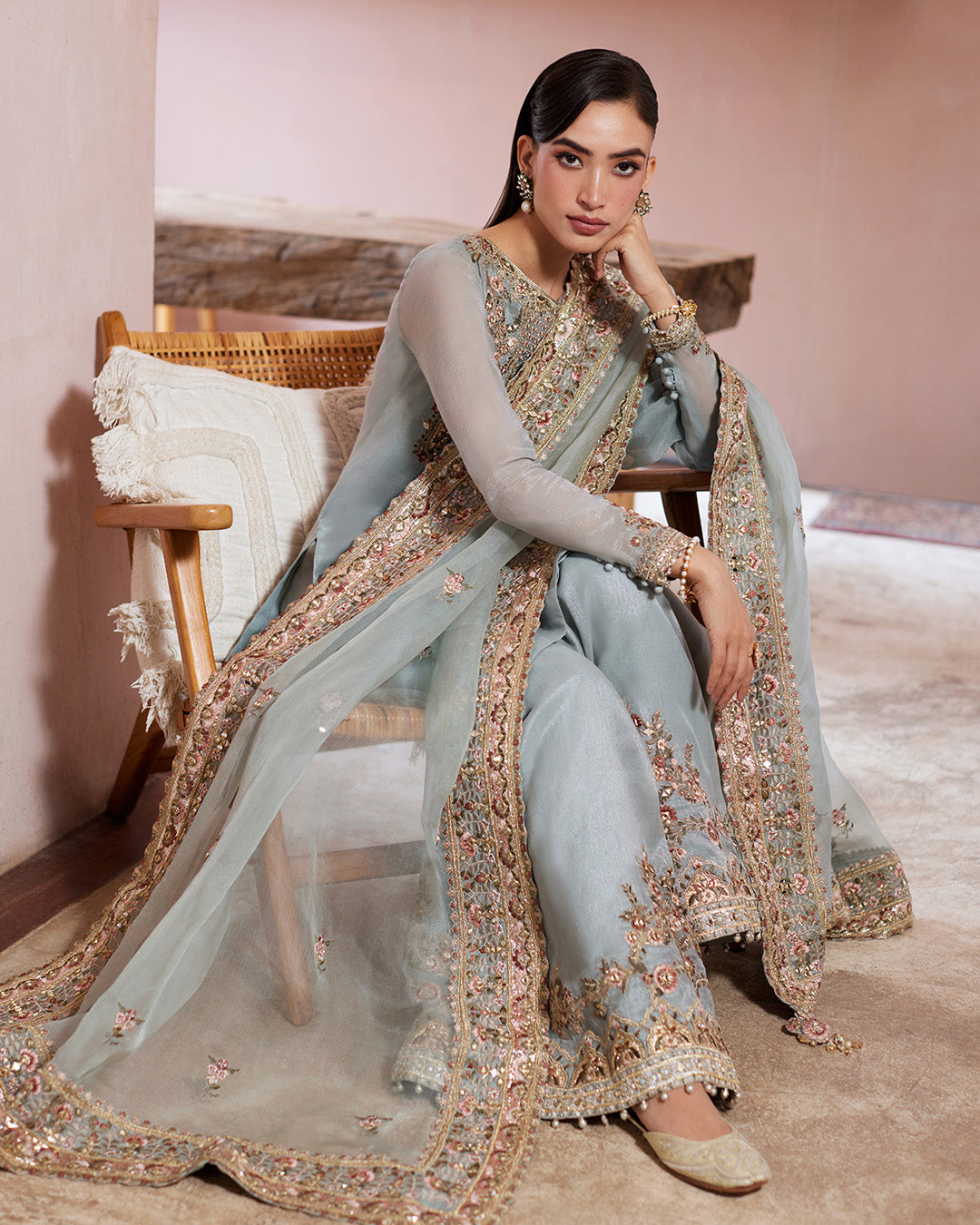 Faiza Saqlain | Aurnia Spring Festive Edit 24 | Zaafia by Faiza Saqlain - Designer Dress - Type: Ladies Clothes - Available at Libayah - 100% Original