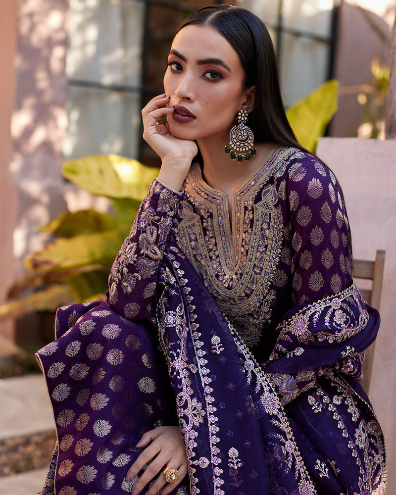 Faiza Saqlain | Aurnia Spring Festive Edit 24 | Clara by Faiza Saqlain - Designer Dress - Type: Ladies Clothes - Available at Libayah - 100% Original