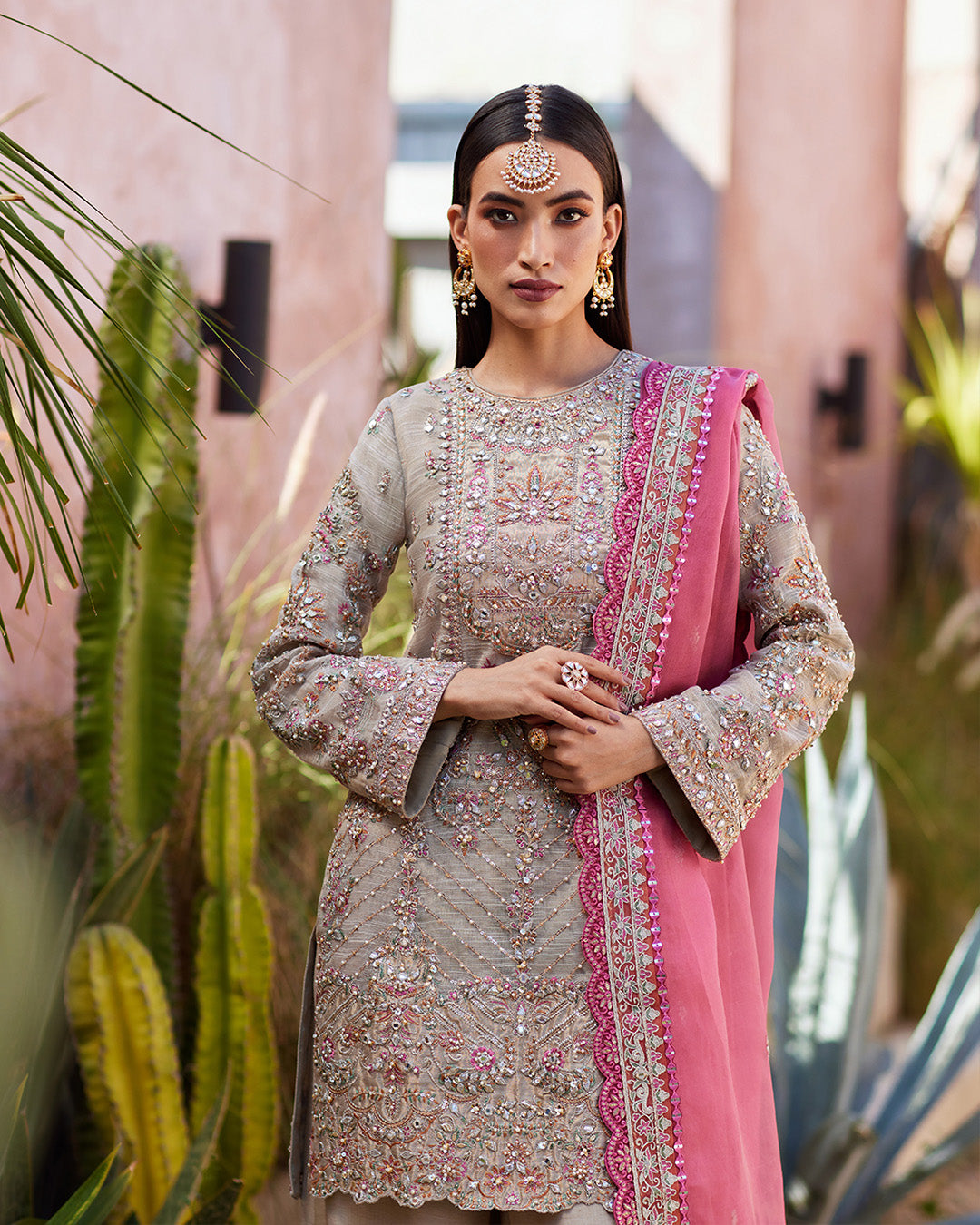 Faiza Saqlain | Aurnia Spring Festive Edit 24 | Rosaline by Faiza Saqlain - Designer Dress - Type: Ladies Clothes - Available at Libayah - 100% Original