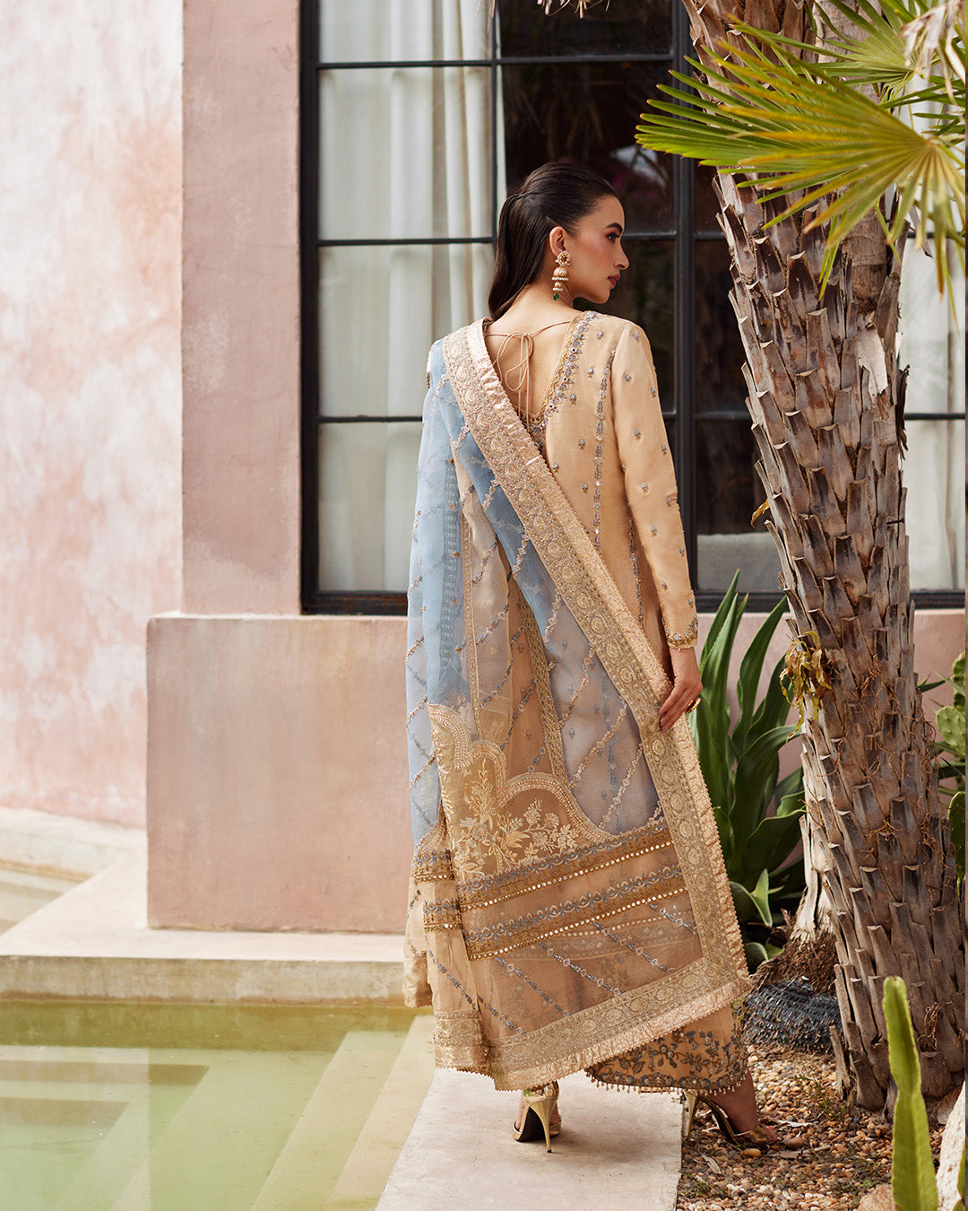 Faiza Saqlain | Aurnia Spring Festive Edit 24 | Yelena by Faiza Saqlain - Designer Dress - Type: Ladies Clothes - Available at Libayah - 100% Original