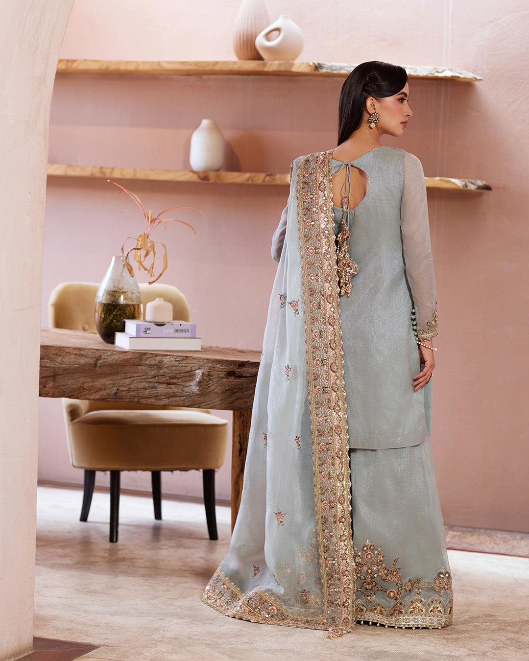 Faiza Saqlain | Aurnia Spring Festive Edit 24 | Zaafia by Faiza Saqlain - Designer Dress - Type: Ladies Clothes - Available at Libayah - 100% Original
