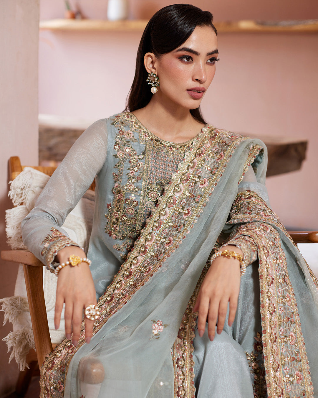 Faiza Saqlain | Aurnia Spring Festive Edit 24 | Zaafia by Faiza Saqlain - Designer Dress - Type: Ladies Clothes - Available at Libayah - 100% Original