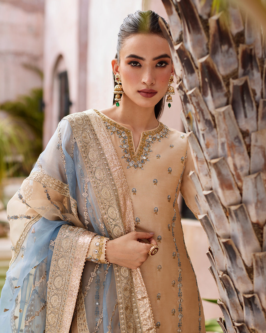 Faiza Saqlain | Aurnia Spring Festive Edit 24 | Yelena by Faiza Saqlain - Designer Dress - Type: Ladies Clothes - Available at Libayah - 100% Original