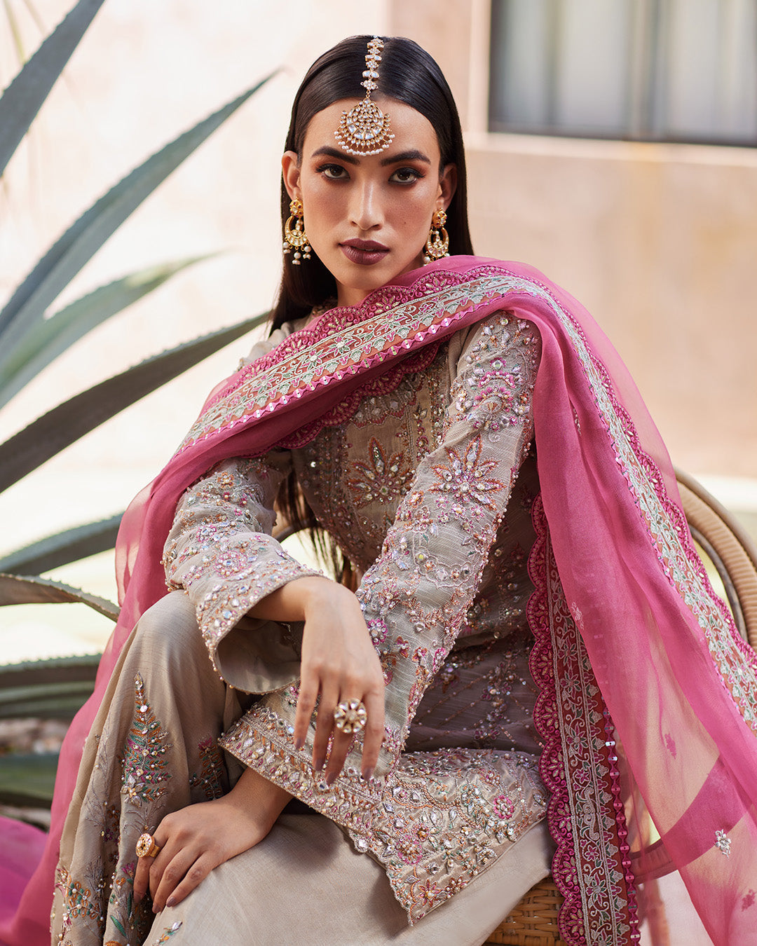 Faiza Saqlain | Aurnia Spring Festive Edit 24 | Rosaline by Faiza Saqlain - Designer Dress - Type: Ladies Clothes - Available at Libayah - 100% Original
