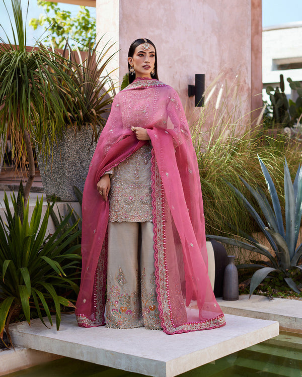 Faiza Saqlain | Aurnia Spring Festive Edit 24 | Rosaline by Faiza Saqlain - Designer Dress - Type: Ladies Clothes - Available at Libayah - 100% Original