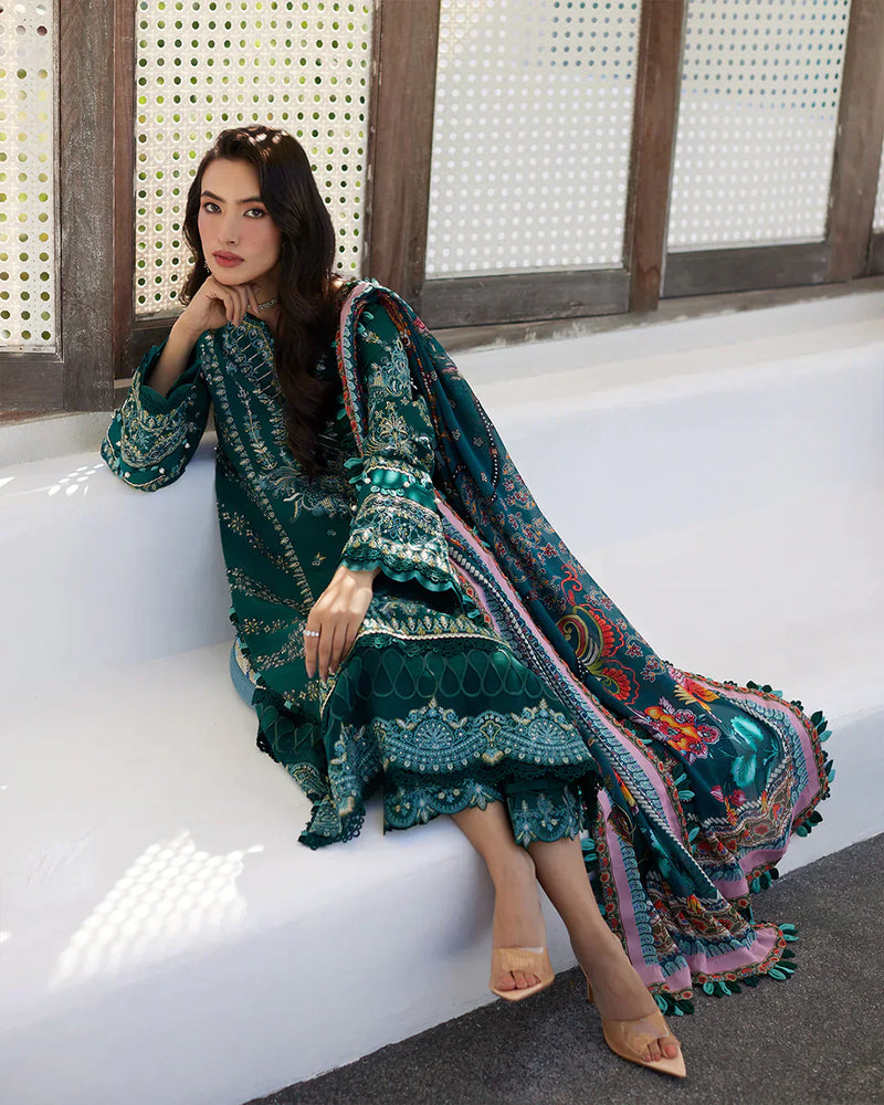 Faiza Saqlain | Liliana Luxury Lawn 24 | Milena by Faiza Saqlain - Designer Dress  - Type : Ladies Clothes - Available at Libayah - 100% Original 
