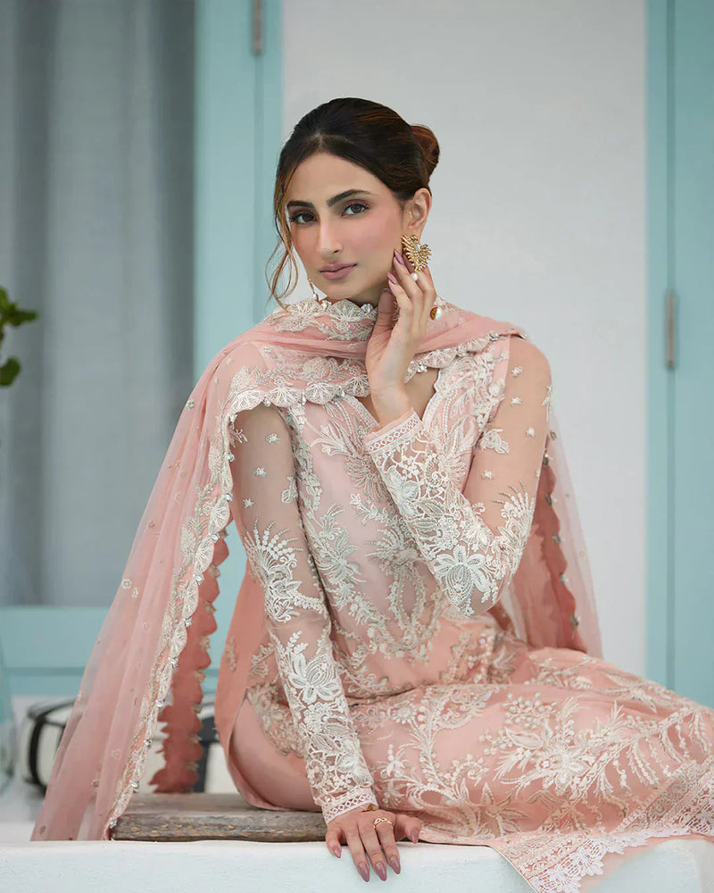 Faiza Saqlain | Liliana Luxury Lawn 24 | Valetta by Faiza Saqlain - Designer Dress  - Type : Ladies Clothes - Available at Libayah - 100% Original 