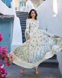 Faiza Saqlain | Liliana Luxury Lawn 24 | Avelina by Faiza Saqlain - Designer Dress  - Type : Ladies Clothes - Available at Libayah - 100% Original 