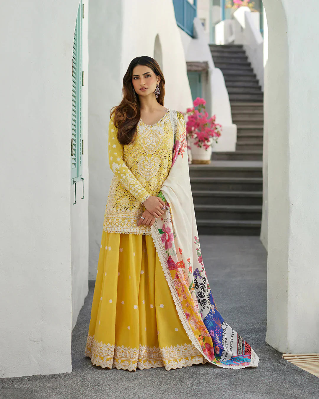 Faiza Saqlain | Liliana Luxury Lawn 24 | Talin by Faiza Saqlain - Designer Dress  - Type : Ladies Clothes - Available at Libayah - 100% Original 