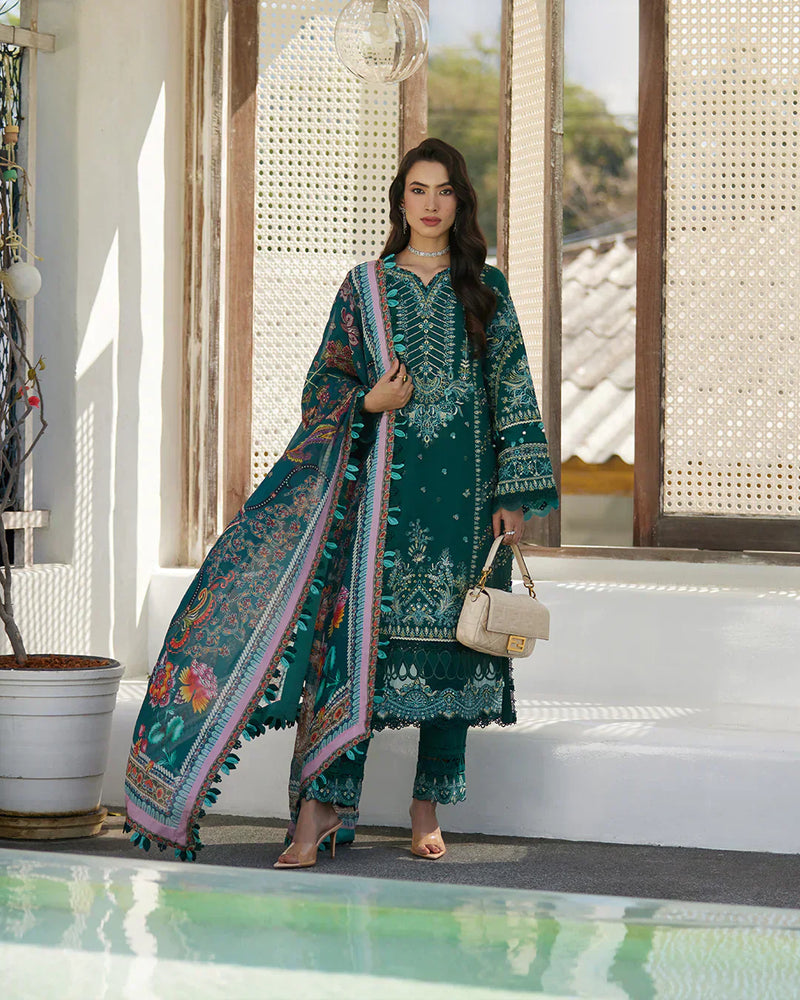 Faiza Saqlain | Liliana Luxury Lawn 24 | Milena by Faiza Saqlain - Designer Dress  - Type : Ladies Clothes - Available at Libayah - 100% Original 