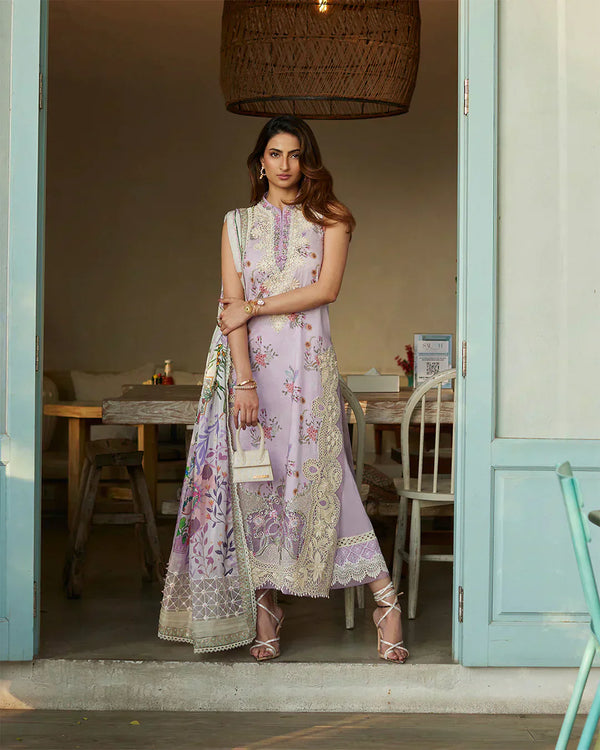 Faiza Saqlain | Liliana Luxury Lawn 24 | Nazeli by Faiza Saqlain - Designer Dress  - Type : Ladies Clothes - Available at Libayah - 100% Original 