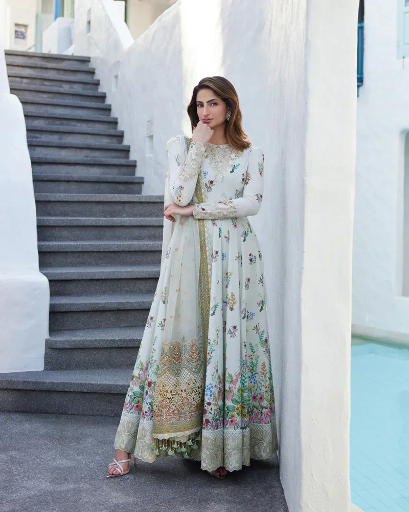 Faiza Saqlain | Liliana Luxury Lawn 24 | Avelina by Faiza Saqlain - Designer Dress  - Type : Ladies Clothes - Available at Libayah - 100% Original 