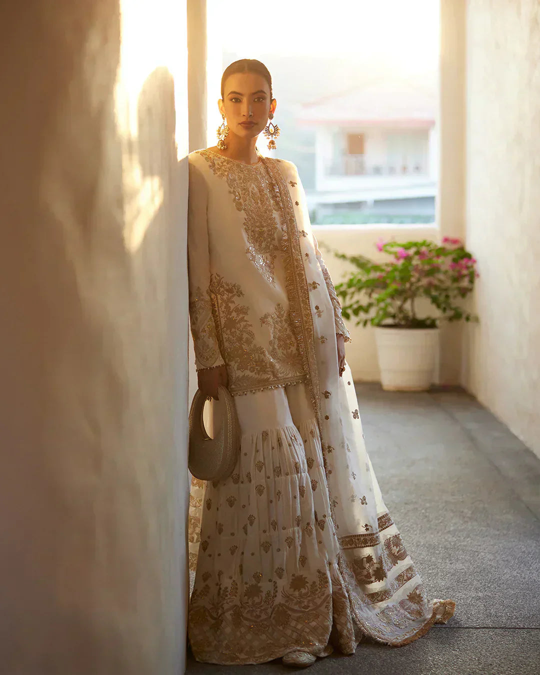 Faiza Saqlain | Liliana Luxury Lawn 24 | Mirhana by Faiza Saqlain - Designer Dress  - Type : Ladies Clothes - Available at Libayah - 100% Original 