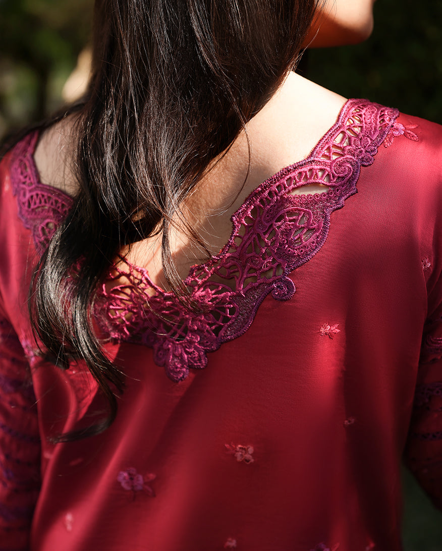 Mushq | Amoi Luxury Lawn | Falling Petals - by Libayah - Registered Vendor of : Mushq - 100% Original Designer Dress