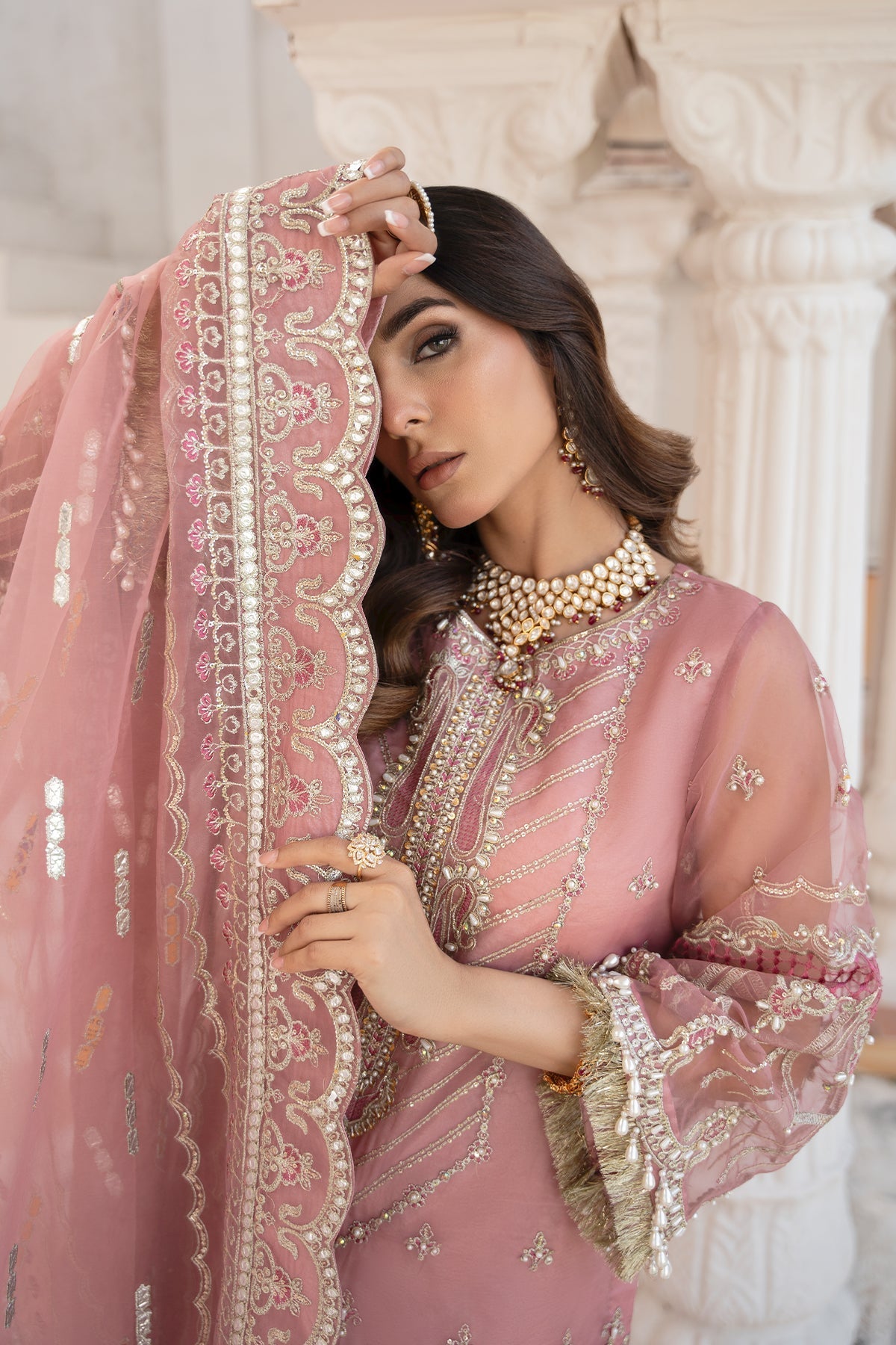 Rajwani | Luxury Formals | MEHRU by Rajwani - Designer Dress - Type: Ladies Clothes - Available at Libayah - 100% Original