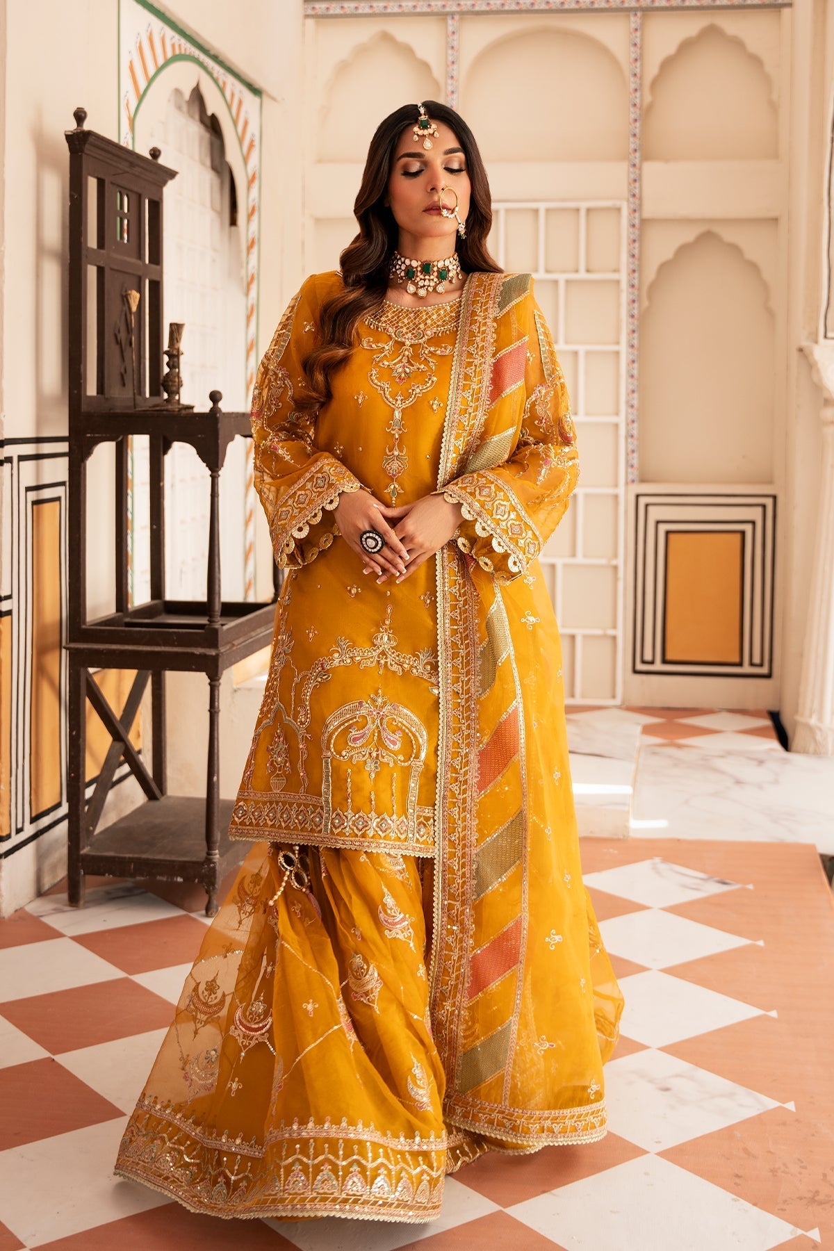 Rajwani | Luxury Formals | JAHAN ARA by Rajwani - Designer Dress - Type: Ladies Clothes - Available at Libayah - 100% Original