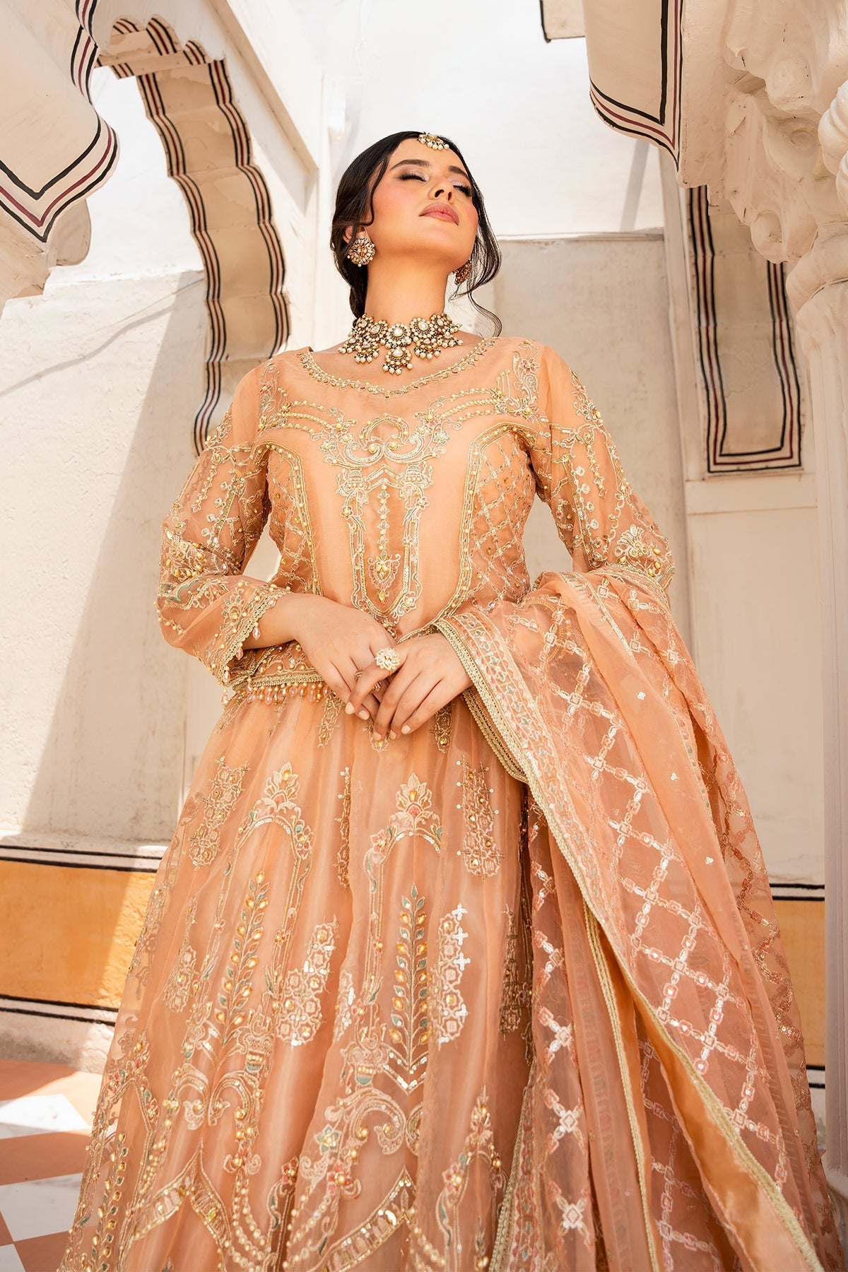 Rajwani | Luxury Formals | MAHPARA by Rajwani - Designer Dress - Type: Ladies Clothes - Available at Libayah - 100% Original