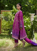 Farah Talib Aziz | Mayna Festive Prints 24 | Tazeen Magenta Ombre Shirt And Dupatta by Farah Talib Aziz - Designer Dress - Type: Ladies Clothes - Available at Libayah - 100% Original