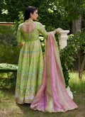 Farah Talib Aziz | Mayna Festive Prints 24 | Limees Kalidaar With Dupatta by Farah Talib Aziz - Designer Dress - Type: Ladies Clothes - Available at Libayah - 100% Original