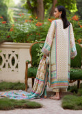 Farah Talib Aziz | Mayna Festive Prints 24 | Nural Ivory Kurta And Dupatta by Farah Talib Aziz - Designer Dress - Type: Ladies Clothes - Available at Libayah - 100% Original