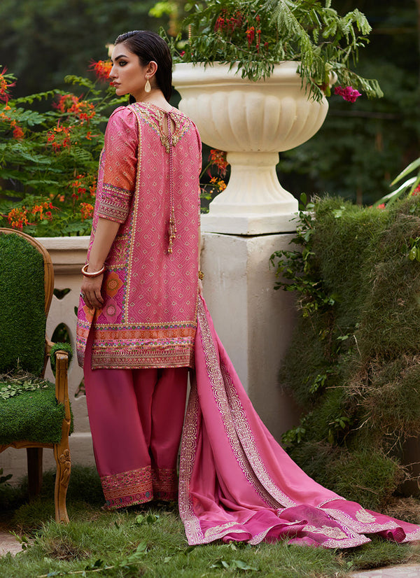 Farah Talib Aziz | Mayna Festive Prints 24 | Abila Shirt And Dupatta by Farah Talib Aziz - Designer Dress - Type: Ladies Clothes - Available at Libayah - 100% Original