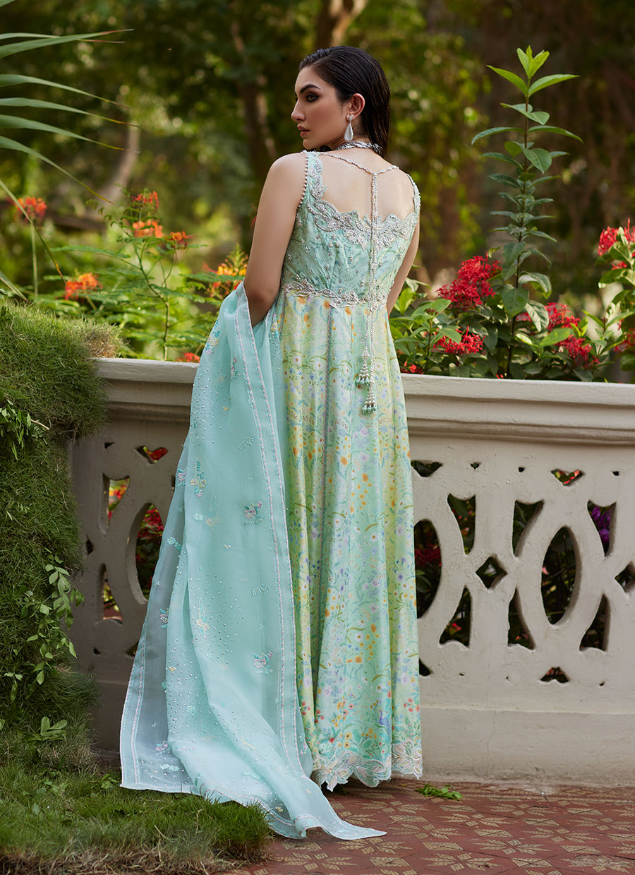 Farah Talib Aziz | Mayna Festive Prints 24 | Ifaa Kalidaar by Farah Talib Aziz - Designer Dress - Type: Ladies Clothes - Available at Libayah - 100% Original