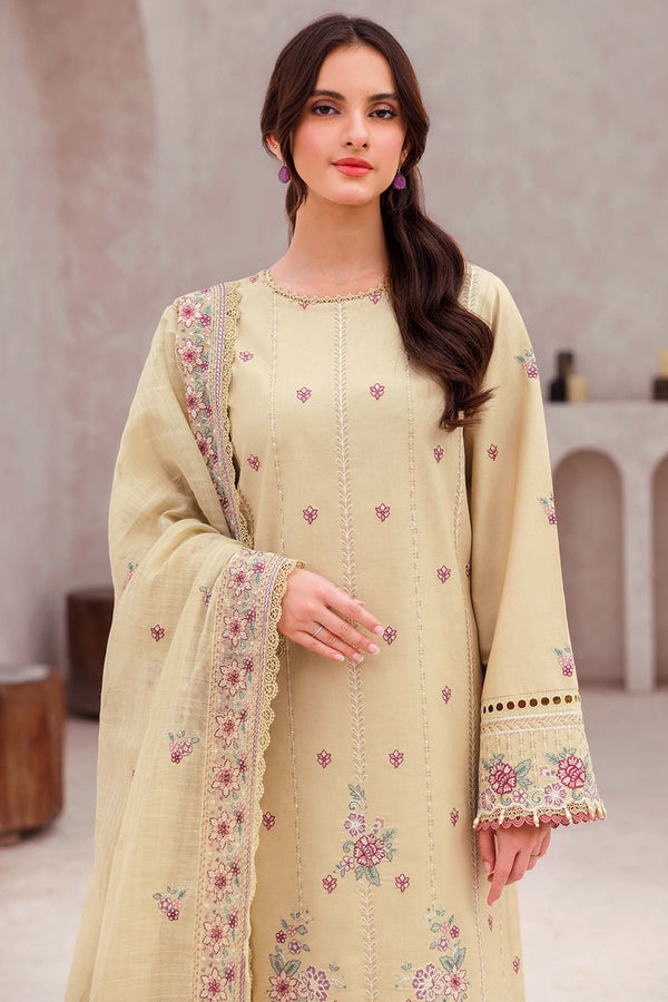 Farasha | Bahaar Embroidered Lawn | Surreal Beige by Farasha - Designer Dress - Type: Ladies Clothes - Available at Libayah - 100% Original